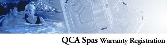 QCA Spas' Online Warranty Registration